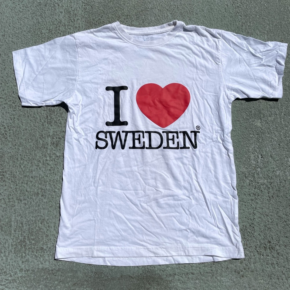I heart Sweden I love Sweden tee